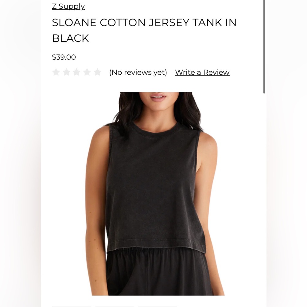 Z SUPPLY JERSEY COTROM BLACK SET